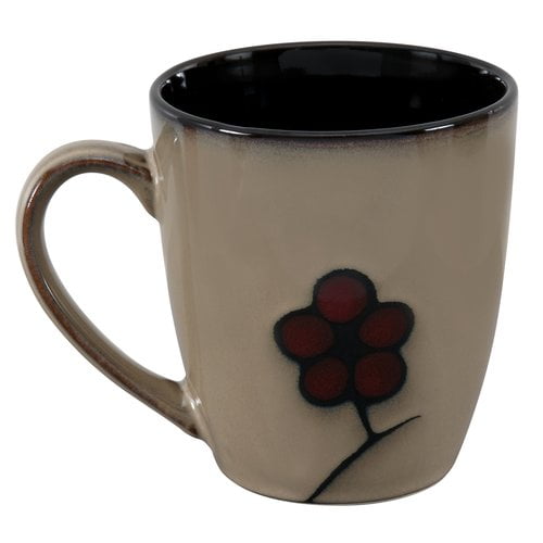 Pfaltzgraff Midnight Sun Black Coffee Cup/ Mug 3 1/4" T 3" D